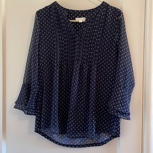 Blue and white blouse.  Never used, or wash.